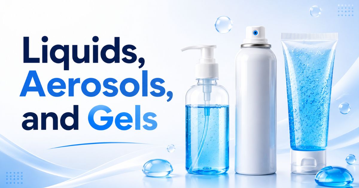 A Guide To Liquids, Aerosols, and Gels (LAGs) Restrictions for Flights Departing From Singapore